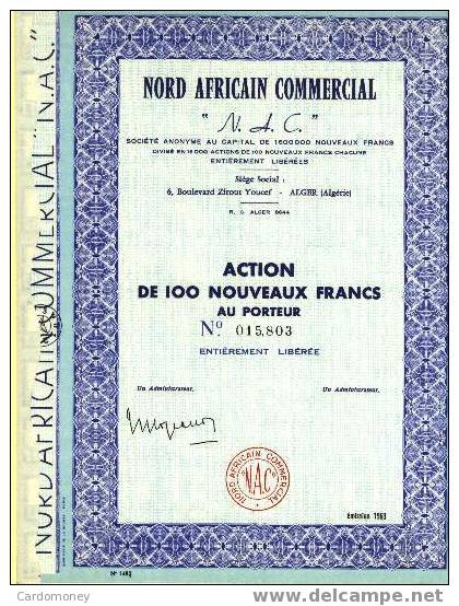 NORD AFRICAIN COMMERCIAL 1963 (art.N°2) - Afrika