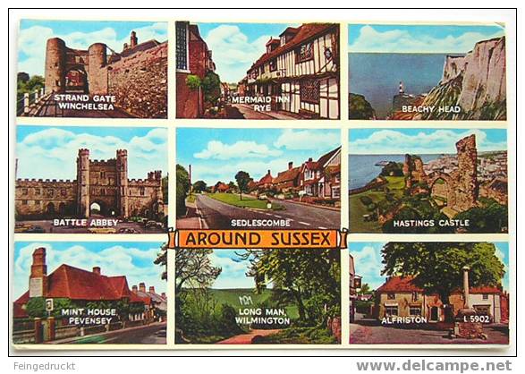 D 2278 - Around Sussex - Color MBk, Gelaufen - Other & Unclassified