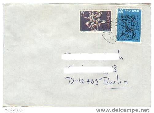 Schweiz / Switzerland - Umschlag Echt Gelaufen / Cover Used (1983) - Covers & Documents