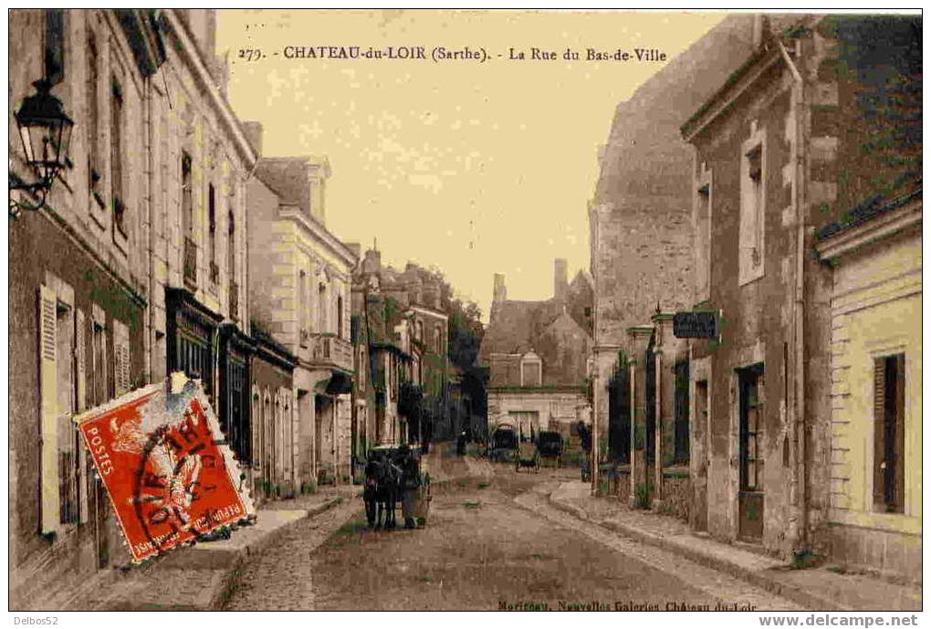 279.- Chateau-du-Loir - Rue Du Bas-de-Ville - Chateau Du Loir