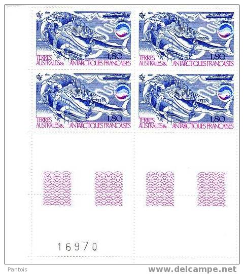 T.A.A.F. : N° 113 ** BLOC DE 4 - Unused Stamps