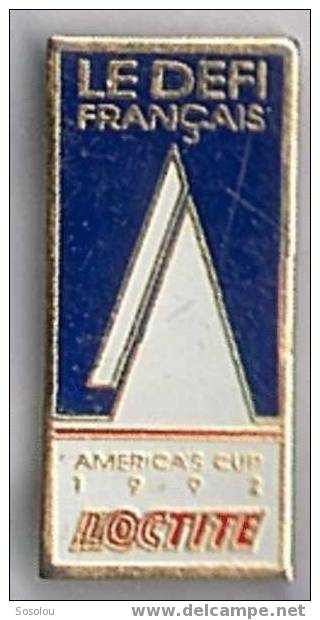 American Cup 1992. Le Defi Francais. Sponsor = Loctite - Sailing, Yachting