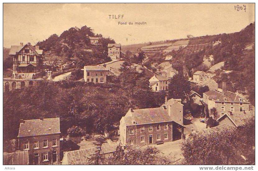 MOULIN = TILFF = Fond Du Moulin  (Paul Ponselet à Tilff)  1907 - Moulins à Eau