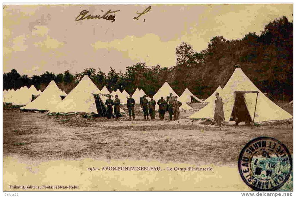 296.- Avon-Fontainebleau - Le Camp D'Infanterie - Avon