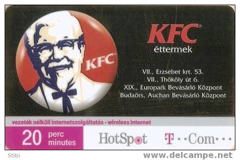 Hungary - Internet Card 20 Minutes - KFC - Hongrie