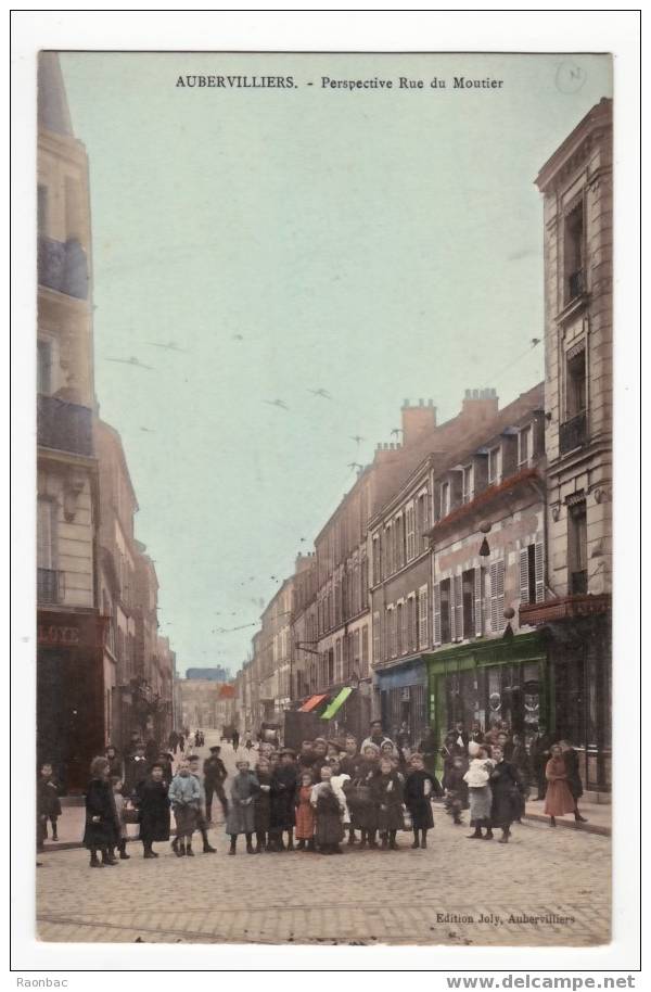 CPA---93---AUBERVILLERS---RUE DU MOUTIER - Aubervilliers