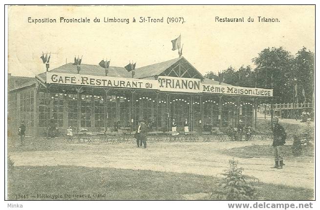 St Trond - Restaurant Du Trianon, Exposition Provinciale Du Limbourg 1907 - Sint-Truiden