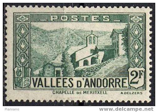PIA - 1937-43 - Paysage - Chapelle De Notre Dame De Meritxell - (Yv 82) - Unused Stamps