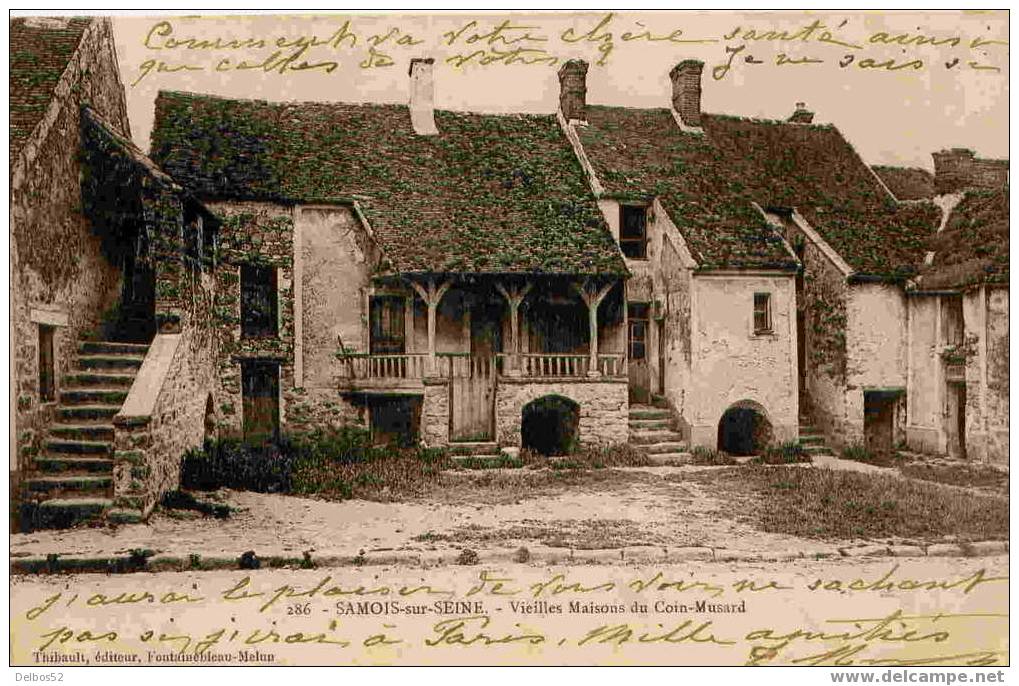 286.- Samois-sur-Seine - Vielles Maisons Du Coin-Musard - Samois