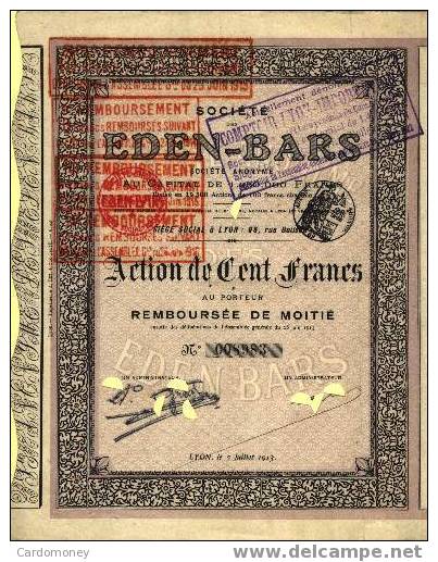 EDEN BAR 1913 (art. N° 39) - D - F