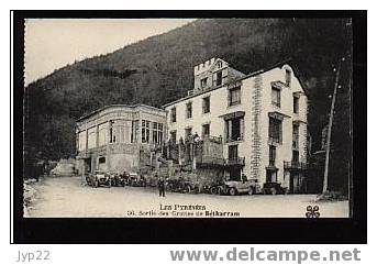 Jolie CP Ancienne Pyrénées Atlantiques Sortie Des Grottes De Bétharram - Neuve - Vieilles Voitures Début Du Siècle - Lestelle-Bétharram