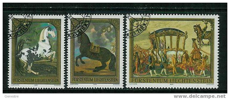 Liechtenstein - 1978 - Y&T N° 658 à 660 - Cachet 1er Jour - Oblitérés