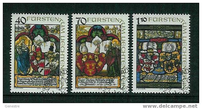 Liechtenstein - 1979 - Y&T N° 672 à 674 - Cachet 1er Jour - Oblitérés