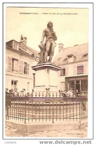 7776-LIANCOURT, Statue Du Duc De Larochefoucauld - Liancourt