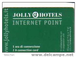ITALIE CARTE INTERNET JOLLY HOTELS INTERNET POINT RARE MAGNETIQUE - Zu Identifizieren