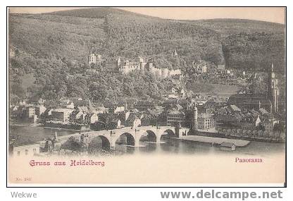 BH031 / Panorama, Gruss Aus… Heidelberg Ca. 1900, Neu - Heidelberg