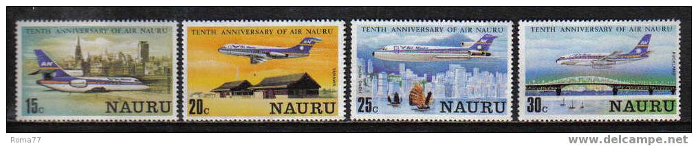 NB193 - NAURU , LINEA AEREA SERIE  N.  207/210  *** - Nauru