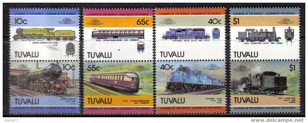 NB031a - TUVALU, LOCOMOTIVE SERIE N. 331/338 *** - Eisenbahnen