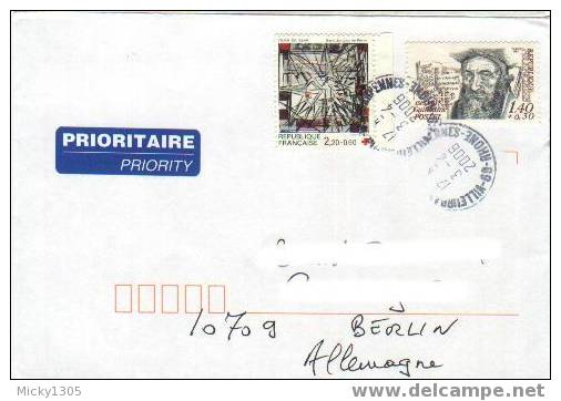 Frankreich / France - Umschlag Echt Gelaufen / Cover Used (2276) - Cartas & Documentos