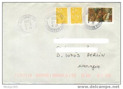 Frankreich / France - Umschlag Echt Gelaufen / Cover Used (2279) - Brieven En Documenten