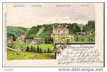 BW020 / Villingen – Sehr Schöne Talansicht 1900 Von A.Sager - Villingen - Schwenningen