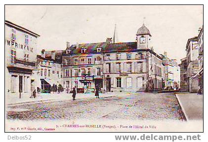 7 - CHARMES-SUR-MOSELLE - Place De L'hôtel De Ville - Charmes