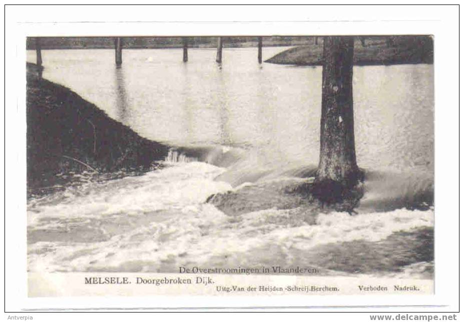 Melsele (de Overstromingen) Doorgebroken Dijk - Beveren-Waas