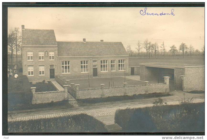 Sevendonk Zevendonk ( Turnhout ) Klooster En School ( Fotokaart) - Turnhout