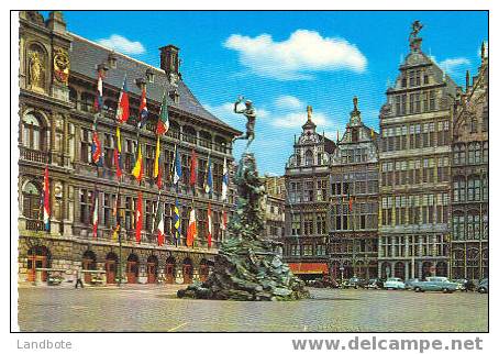 Antwerpen Grote Markt, Brabo En Gildenhuizen - Antwerpen