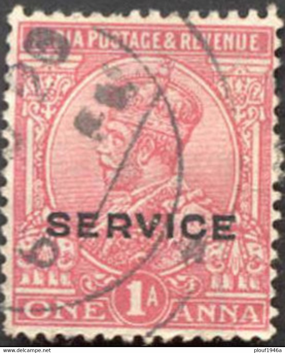 Pays : 230,3 (Inde Anglaise : Empire)  Yvert Et Tellier N° : S  56 (o) - 1911-35 King George V