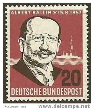 GERMANY 1957 M.N.H. Stamp(s) Ballin 266 #1422 - Unused Stamps