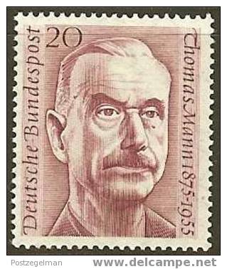 GERMANY 1956 M.N.H. Stamp(s) Thomas Mann 237 #1415 - Ungebraucht