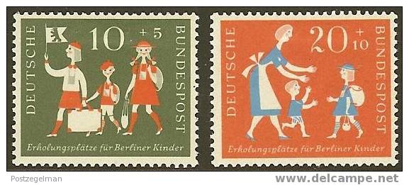 GERMANY 1957 Hinged Stamp(s) Child Welfare 250-251 #1420 - Used Stamps