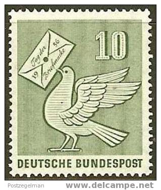 GERMANY 1956 M.N.H. Stamp(s) Stamp Day 247 #1419 - Unused Stamps
