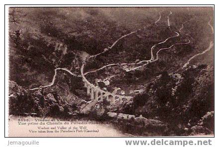 Viaduc Et Vallée Du Loup 06 - Vue Prise Du Chemin Du Paradis GOURDON * - Gourdon