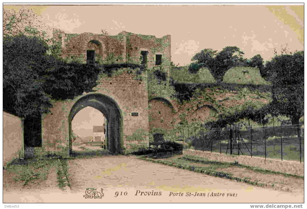 910.- Provins - Porte St-Jean (autre Vue) - Provins