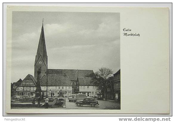 D 2325 - Eutin Marktplatz - S/w Foto MBk, Nicht Gelaufen - Ploen