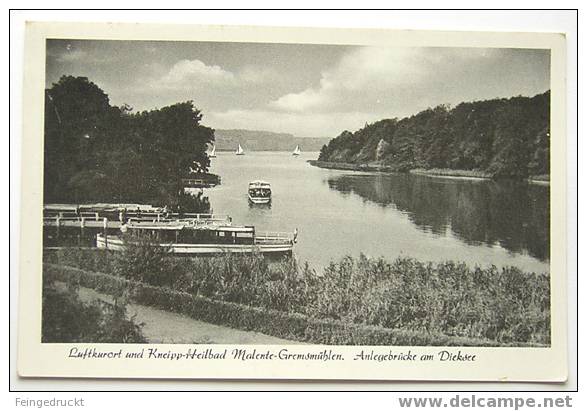 D 2312 - Luftkurort U. Kneipp-Heilbad Malente-Gremsmühlen ... - S/w Ak - Malente-Gremsmühlen