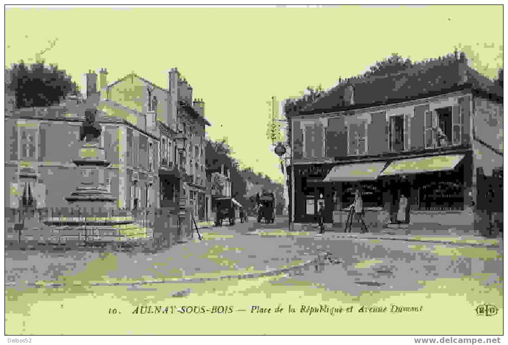 10.- Aulnay-sous-Bois  - Place De La République Et Avenue Dumont - Aulnay Sous Bois