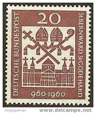 GERMANY 1960 M.N.H Stamp(s) Bernward/Godehard 336 #1684 - Unused Stamps