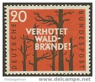 GERMANY 1958 M.N.H Stamp(s) Fire Prevention 283  #1435 - Unused Stamps