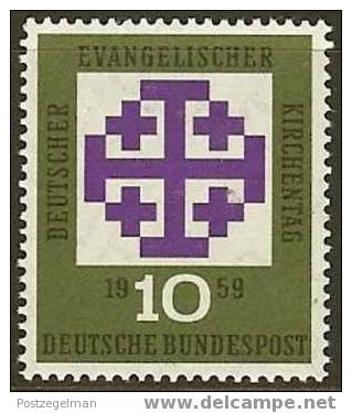 GERMANY 1959 M.N.H Stamp(s) Evangelic Day 314 #1681 - Unused Stamps