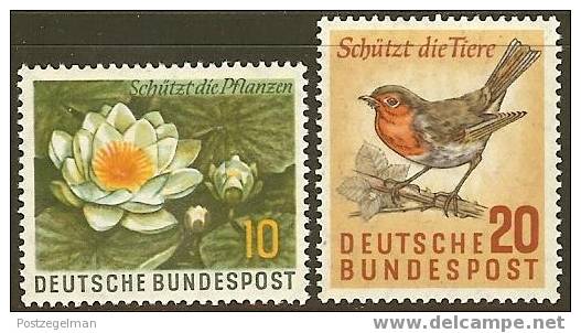 GERMANY 1957 M.N.H Stamp(s) Nature Projection 274-275 #1667 - Unused Stamps