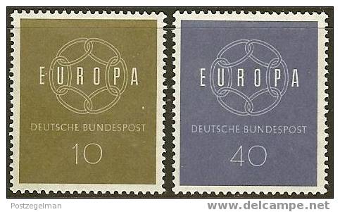 GERMANY 1959 M.N.H Stamp(s) Europa 320-321 #1682 - Unused Stamps