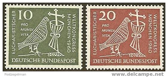 GERMANY 1960 M.N.H Stamp(s) Eucharistic Congress 330-331 #1683 - Unused Stamps
