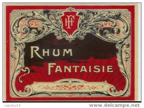 675 / ETIQUETTE DE RHUM FANFAISIE - Rhum