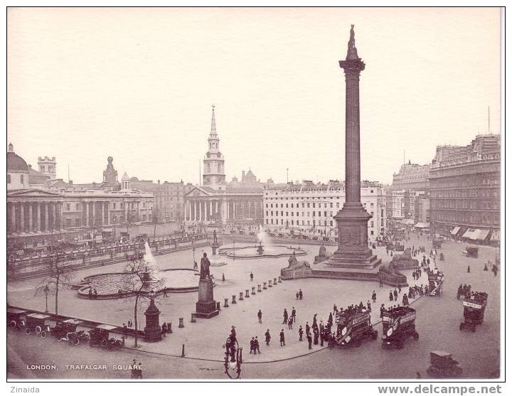 PHOTO DE LONDRE: LONDON , TRAFALGAR SQUARE - PAS CARTE POSTALE - Trafalgar Square