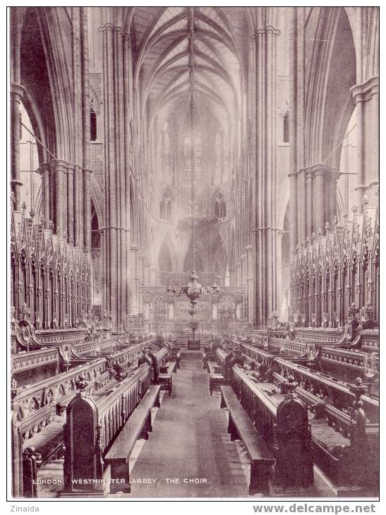 PHOTO DE LONDRE: LONDON , WESTMINSTER ABBEY, THE CHOIR - PAS CARTE POSTALE - Westminster Abbey