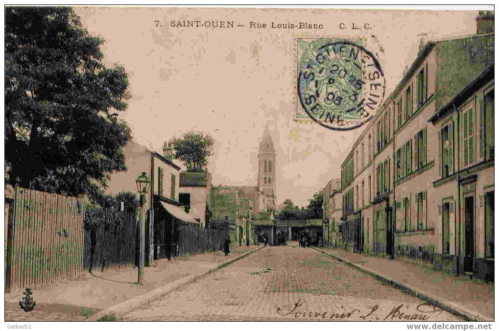 7.- Saint-Ouen - Rue Louis-Blanc - Saint Ouen