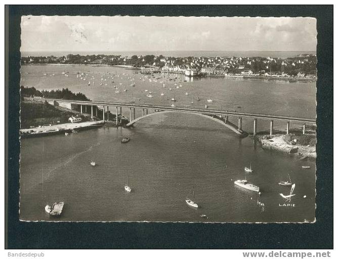 CPSM - En Avion Au-dessus De ... La Trinité Sur Mer - Le Pont De Kerisper (vue Aérienne Lapie 21) - La Trinite Sur Mer